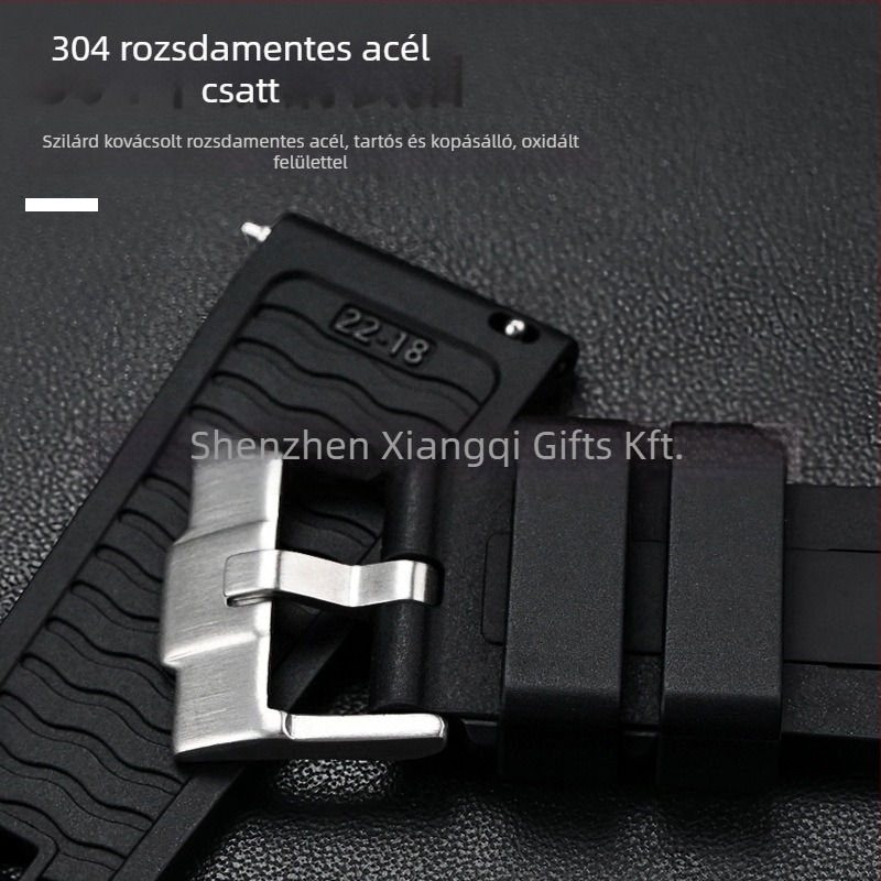 Omega Seamaster 300-hoz készült folyékony szilikon óraszíj, gyors kioldó mechanizmus, porálló, univerzális illeszkedés — Cheung Kei