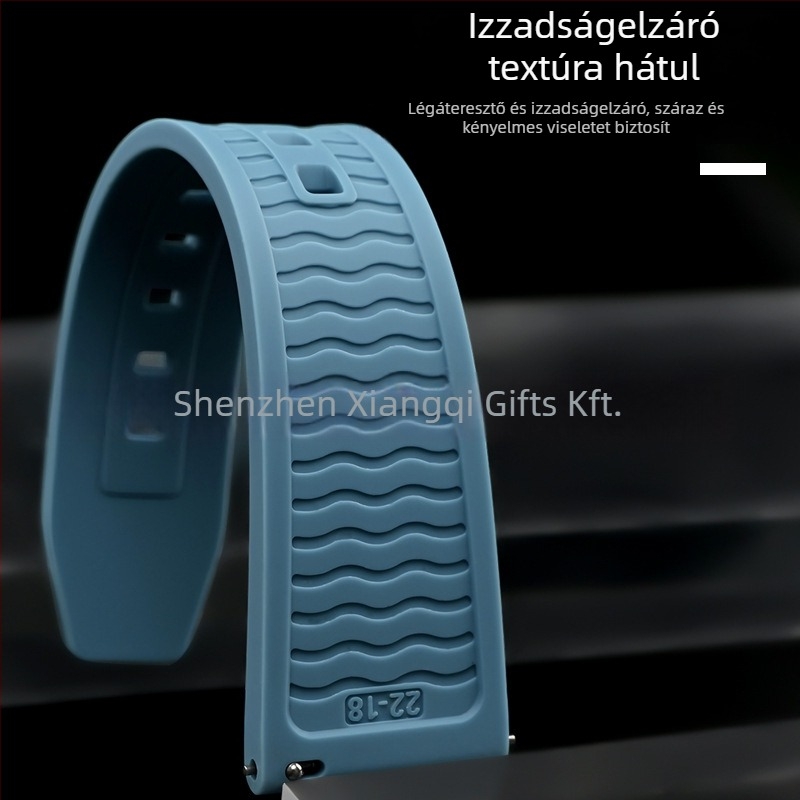 Omega Seamaster 300-hoz készült folyékony szilikon óraszíj, gyors kioldó mechanizmus, porálló, univerzális illeszkedés — Cheung Kei