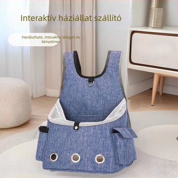 Macska szállító táska, poliészter, kapacitás 1000 ml, termékkód 009, OEM testreszabás, közepes keménység