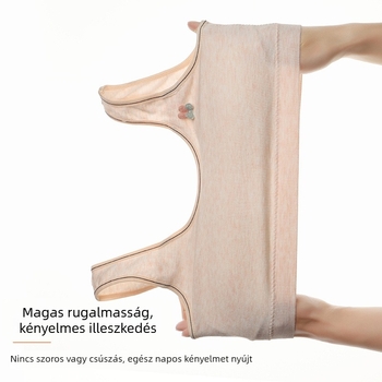 Pamutból készült edzőmelltartó tinédzser lányok számára, vest-stílus, teljes kosár, vékony formázókosár, bélés spandexből
