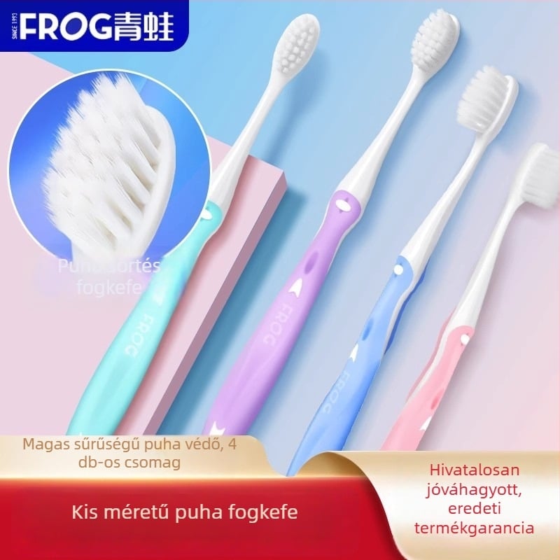 Frog QT971 manuális fogkefe, 2 darabos készlet, általános tisztításra.