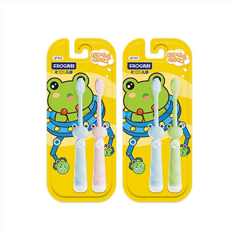 Frog QT971 manuális fogkefe, 2 darabos készlet, általános tisztításra.