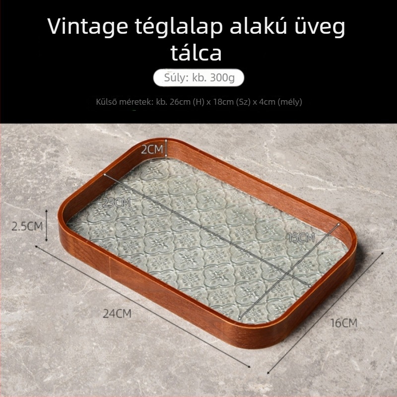 Teás tálca, forma szabálytalan, csíkos mintázat, modern egyszerű stílus (Forma: szabálytalan; Mintázat: csíkos; Stílus: modern egyszerű)