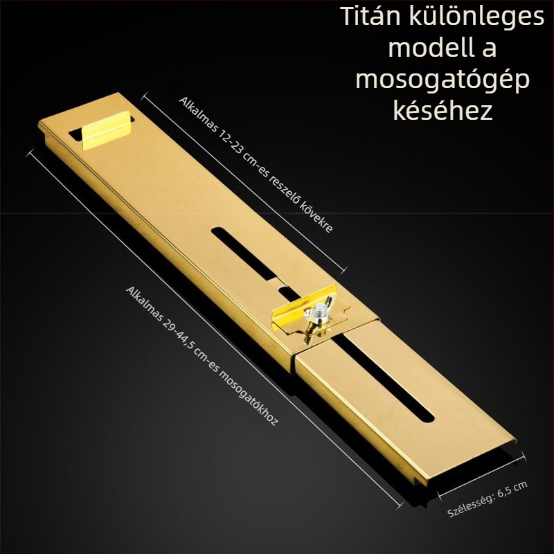 Rozsdamentes acélból készült késélező állvány, alapként szolgáló élező kővel, állítható, fix, extravastag konstrukció