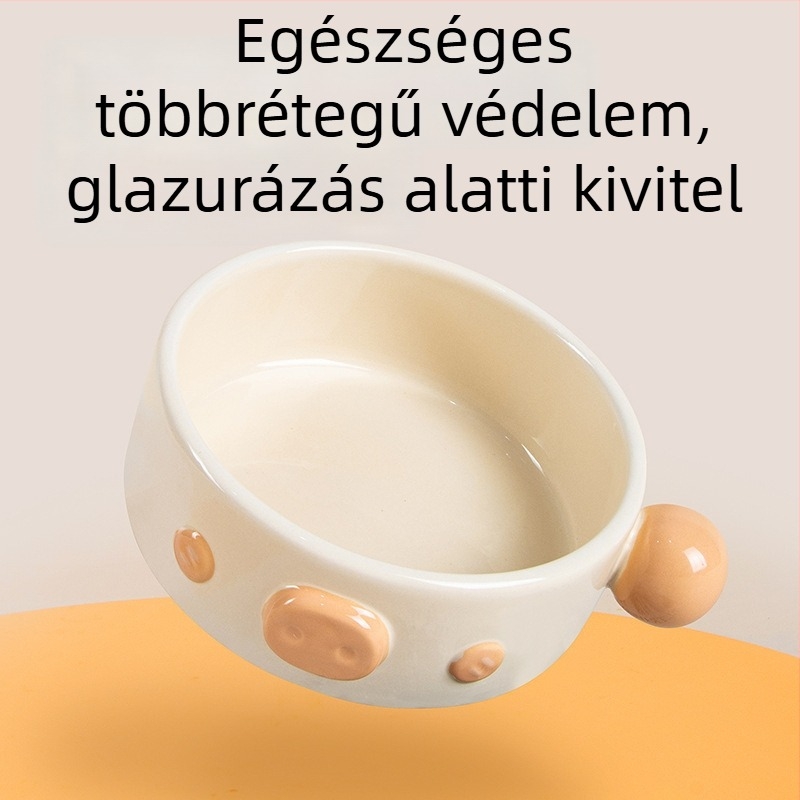 Leyoupai Kerámia Magasított Macskatál – Háziállat etetéséhez (Kerámia • Leyoupai • Macska • Háziállat etetéséhez)