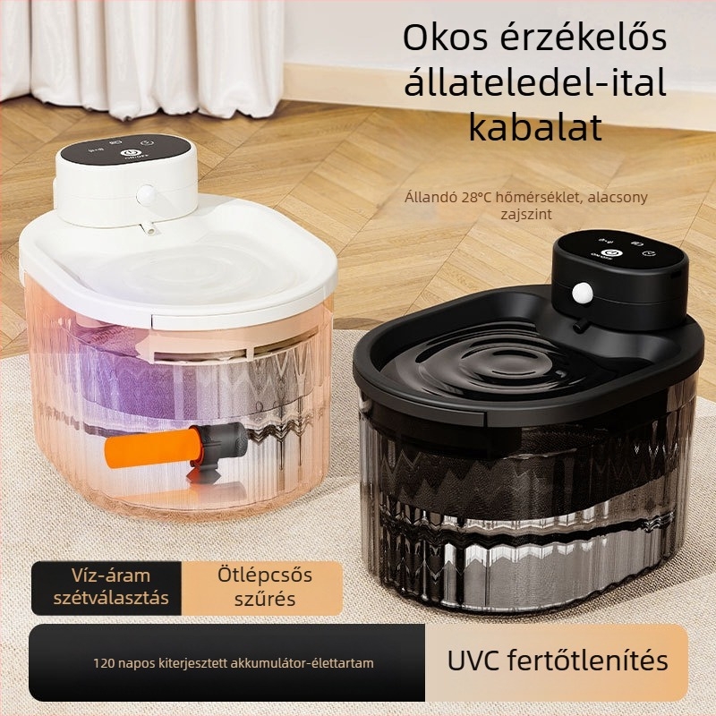 Automatikus macska vízadagoló – ABS+PET; Márka Pailide; Okos; Alkalmas macskáknak; Háziállat etetőeszközök