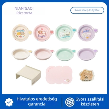 Niangao kerámia macska etetőtál – Kerámia, Niangao, macska, macskaeledel, 12 db