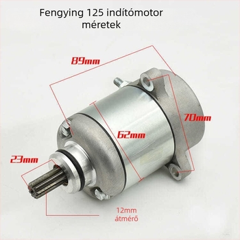 Indítómotor CG125 motorkerékpárhoz – egyhengeres, hengerűrtartalom 50–150 cm³, üzemanyag-fogyasztás 2 L/100 km, Mojiosaurus