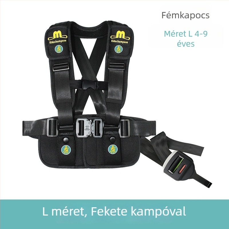 Többcélú utazási biztonsági mellény levehető övvel, poliészter, 0,95 kg, 10-36 kg számára alkalmas