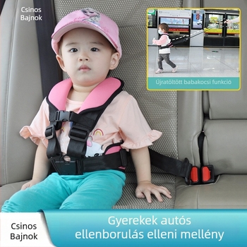 Hordozható Isofix gyerekülés utazásokhoz, poliészter anyag, testreszabás elérhető