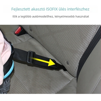 Hordozható Isofix gyerekülés utazásokhoz, poliészter anyag, testreszabás elérhető