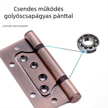 Rozsdamentes acél ajtópánt – Asabie, modern minimális stílus, elektroplatolt felület