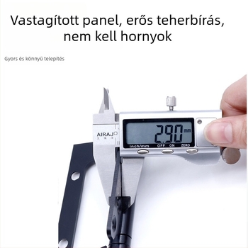 Rozsdamentes acél ajtópánt – Asabie, modern minimális stílus, elektroplatolt felület