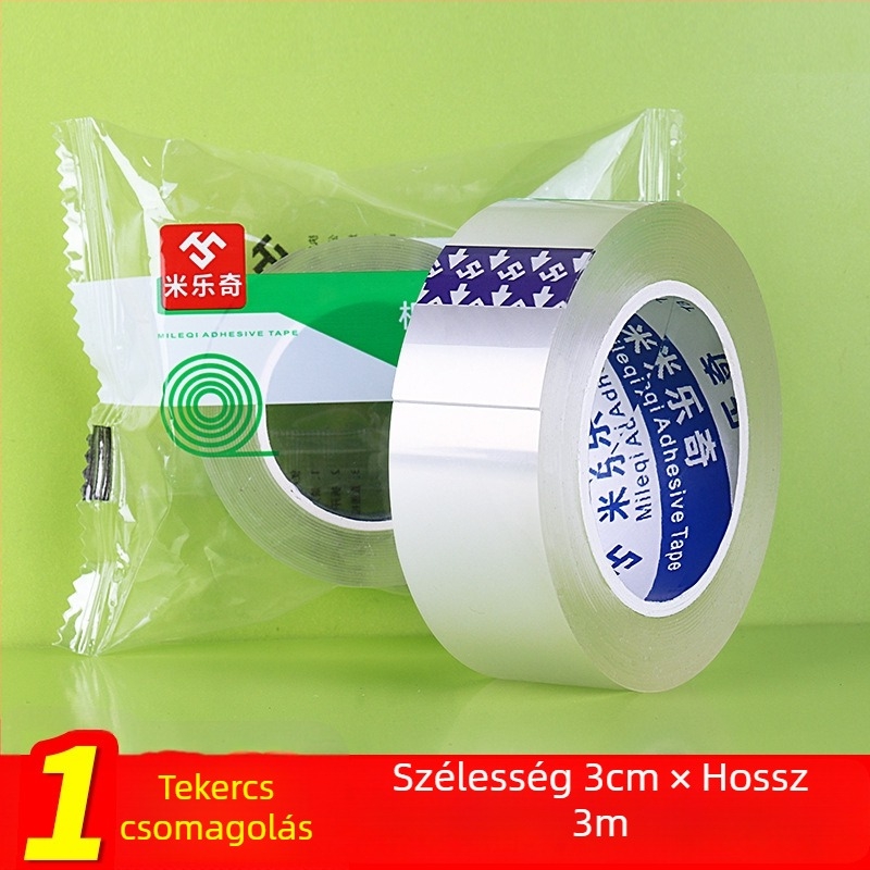 Szilikon sarokvédő ragasztószalag, Nano Tape sorozat, Milky márka, vízbázisú ragasztó akril rendszerrel, testreszabható szélesség/hosszúság/vastagság, könnyen téphető