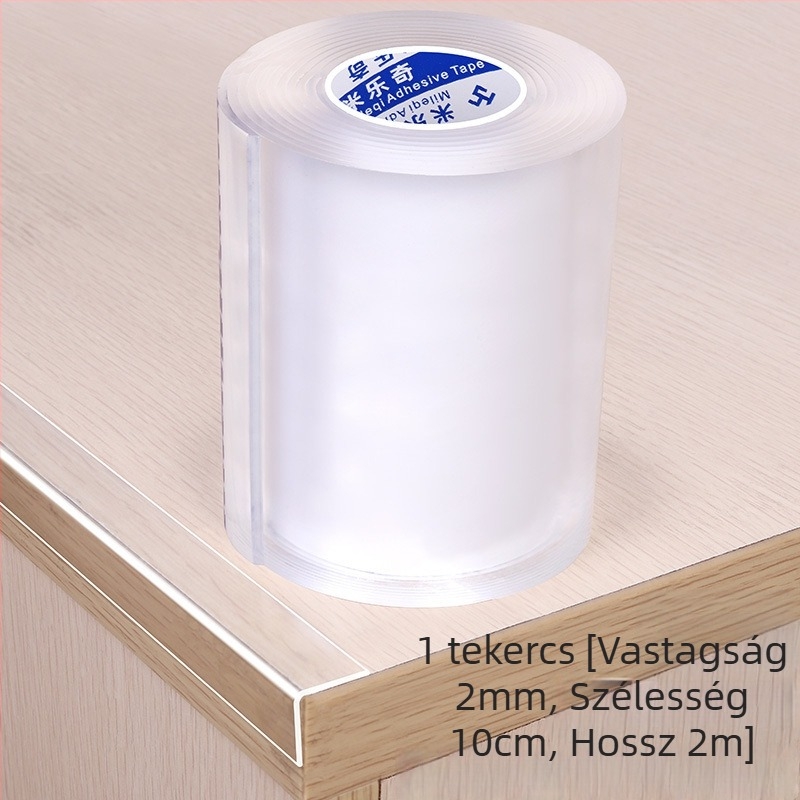 Szilikon sarokvédő ragasztószalag, Nano Tape sorozat, Milky márka, vízbázisú ragasztó akril rendszerrel, testreszabható szélesség/hosszúság/vastagság, könnyen téphető