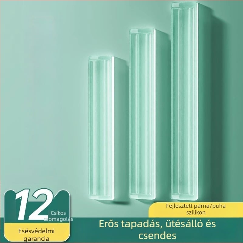 Szilikonból készült hűtőajtó ütésvédő, fogantyúvédő, csendes működés, kopásálló