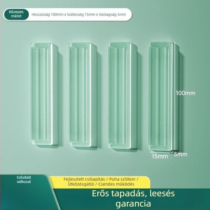 Szilikonból készült hűtőajtó ütésvédő, fogantyúvédő, csendes működés, kopásálló