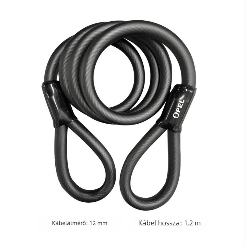 OPEL JTS-K acél kerékpárzár, kerékpárok és mountain bike-ok számára, 0,4 kg