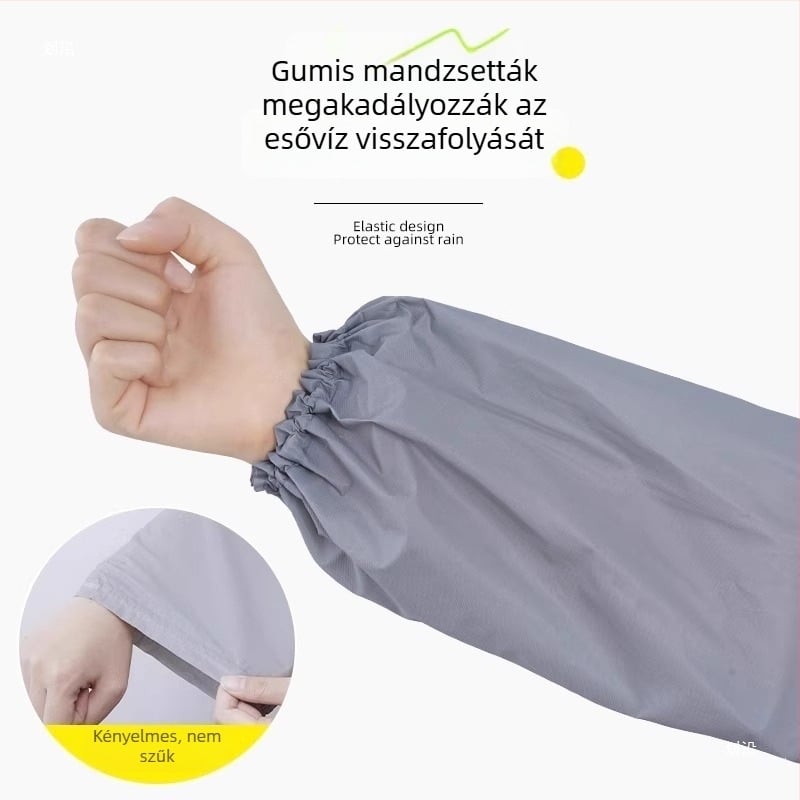 Felnőtt PVC esőponcsó, vastag, kültéri utazásokhoz és hegymászáshoz – újrahasználható