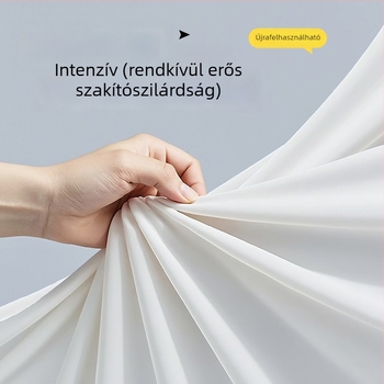 Egyszer használatos esőkabát, vastag EVA anyag, felnőtt túra poncsó