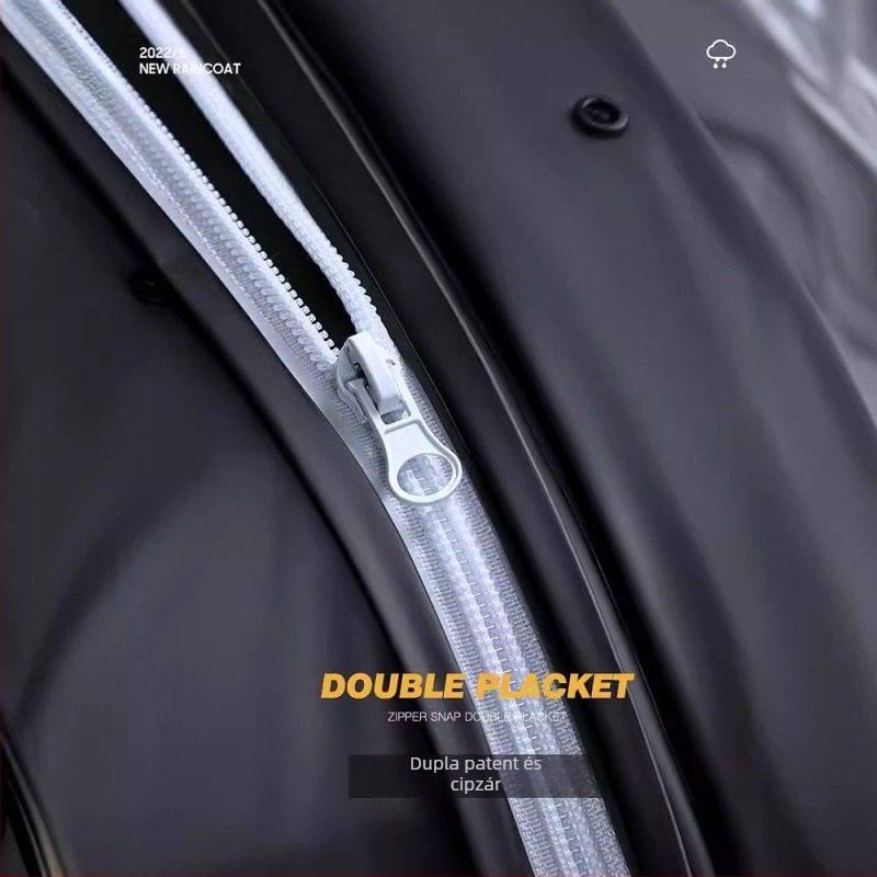 Ismételhető esőponcsó felnőtteknek motorkerékpár/elektromos járművekhez, EVA anyag, vastag, egy személyre