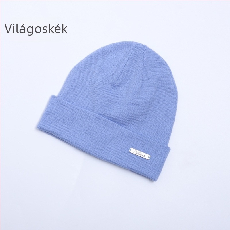 Uniszex Merino gyapjú kötött sapka, kültéri túrázáshoz és kerékpározáshoz, fülvédővel