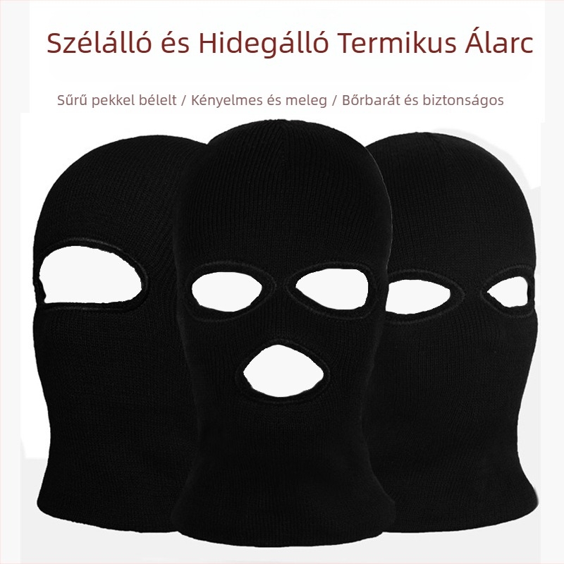 HAWEIWIND teljes arcú kerékpáros maszk, akril szálból, férfi modell