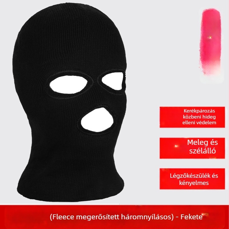 HAWEIWIND teljes arcú kerékpáros maszk, akril szálból, férfi modell