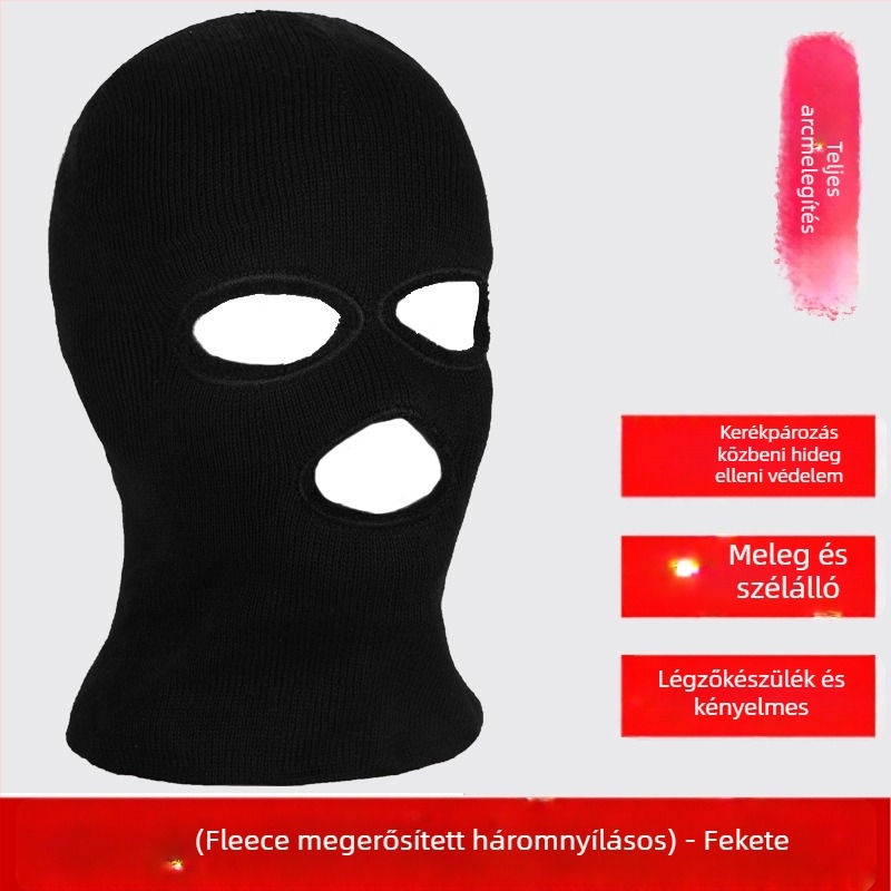 HAWEIWIND teljes arcú kerékpáros maszk, akril szálból, férfi modell