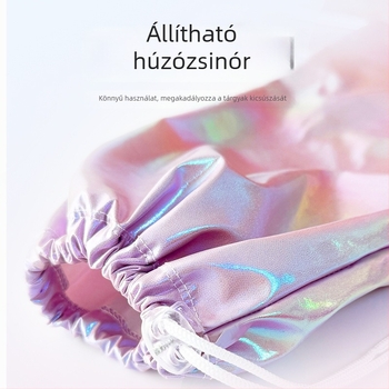 Badminton/tenisz ütő táska diagonális vállpánttal, vízálló, nagy kapacitású, poliészter anyag