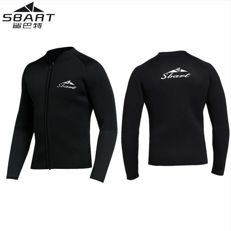 SBart 1.5mm osztott búvárruha, hosszú ujjú, melegen tart, 90% neoprén + 10% nylon, teljes búvárruha férfiaknak, búvárkodás és úszás