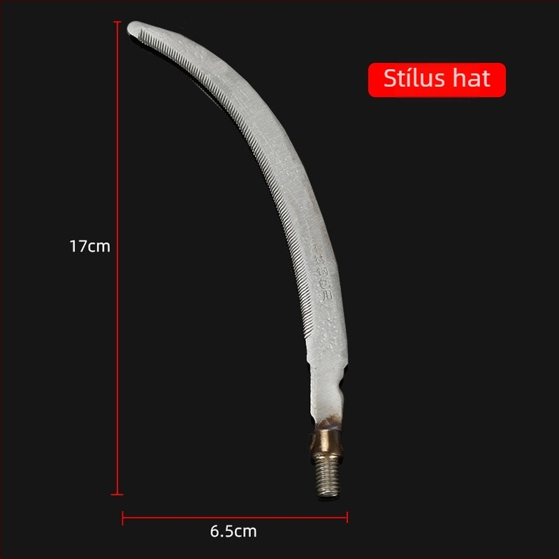 Vas fej fű és vízi gyomnövények vágásához, 8 mm-es csavaros csatlakozással, kompatibilis a hálónyéllel