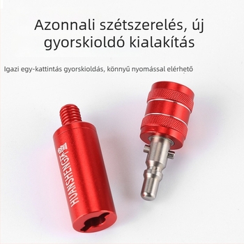 Horgász hálóbot anti-rotációs adapter gyorskioldó csatlakozóval (Márka: Huansheng; Anyag: alumínium ötvözet)