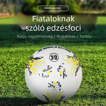 PVC focilabda gyerekeknek — edzőlabda gépi varrással általános- és középiskolások számára