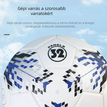 PVC focilabda gyerekeknek — edzőlabda gépi varrással általános- és középiskolások számára