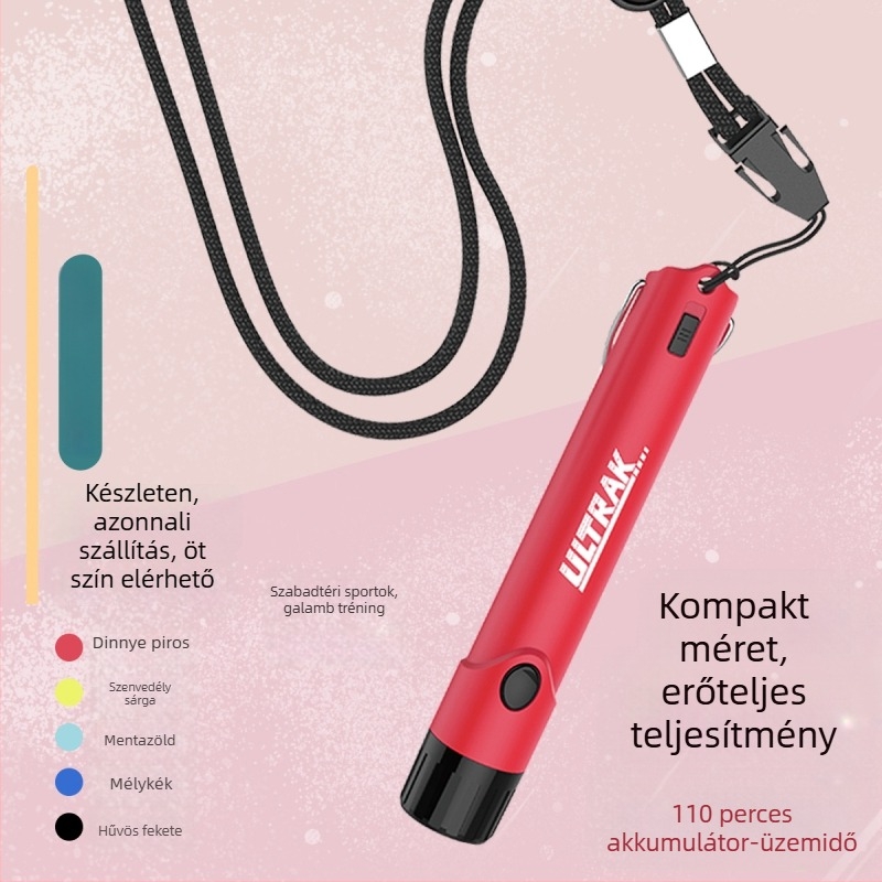 Elektronikus síp bíró számára – ABS, DTH63B modell, 110 dB 30 cm távolságból, futás, fitnesz és taekwondo