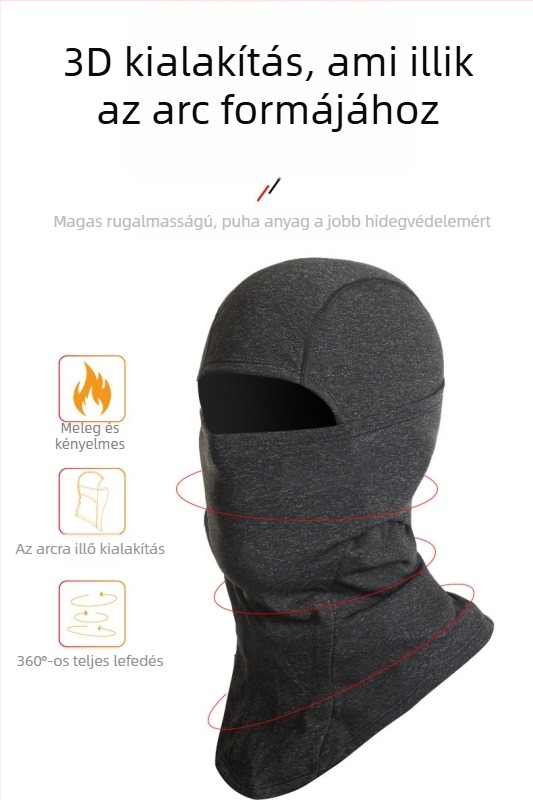 Uniszex sisakmaszk, 300 g nyújtható velúr, Maiden, arcvédelmi maszk kültéri kerékpározáshoz és síeléshez, testreszabható feldolgozás