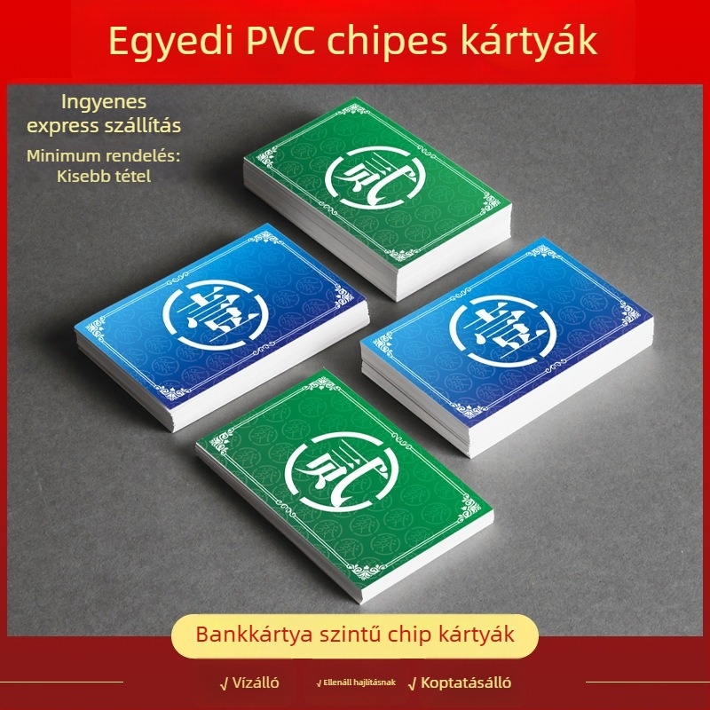 Mahjong terem chipek, 200 db dobozban, anyag: Egyéb, testreszabható