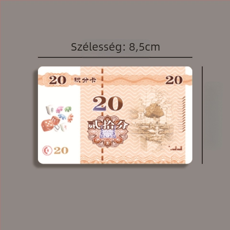 Mahjong terem chipek, 200 db dobozban, anyag: Egyéb, testreszabható