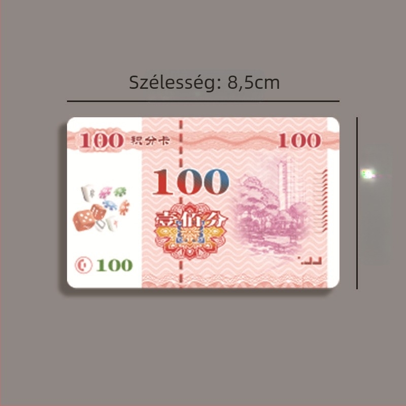 Mahjong terem chipek, 200 db dobozban, anyag: Egyéb, testreszabható