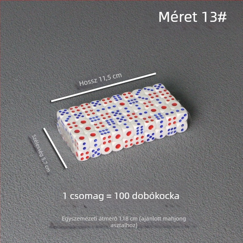 Bo Dian kockák – kevert anyagok, stílus Fillet, csomagolás: 100 darab dobozanként