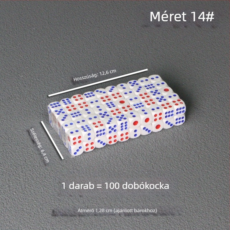 Bo Dian kockák – kevert anyagok, stílus Fillet, csomagolás: 100 darab dobozanként