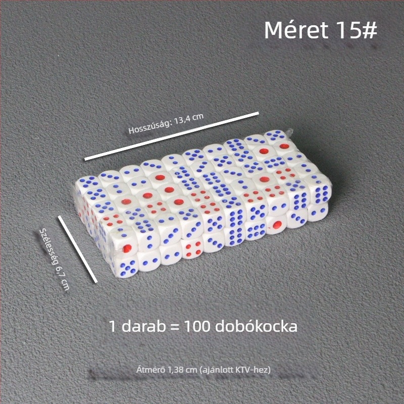 Bo Dian kockák – kevert anyagok, stílus Fillet, csomagolás: 100 darab dobozanként