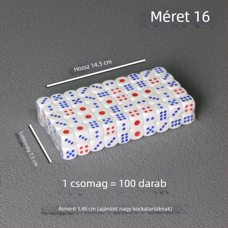 Bo Dian kockák – kevert anyagok, stílus Fillet, csomagolás: 100 darab dobozanként