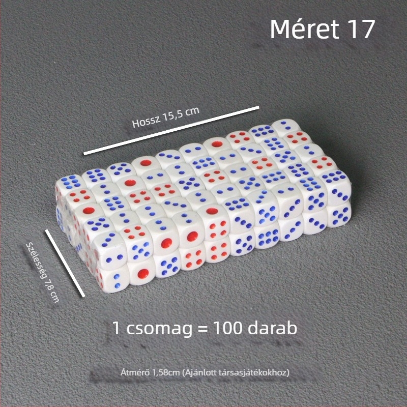 Bo Dian kockák – kevert anyagok, stílus Fillet, csomagolás: 100 darab dobozanként