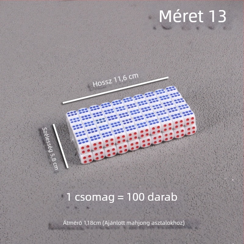 Bo Dian kockák – kevert anyagok, stílus Fillet, csomagolás: 100 darab dobozanként