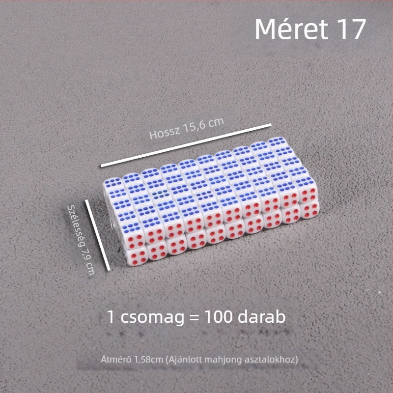 Bo Dian kockák – kevert anyagok, stílus Fillet, csomagolás: 100 darab dobozanként