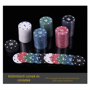 Játék chipek készlet, 200 darab, akril, testreszabható gyártás, többkamrás öntőforma, mobil öntőforma