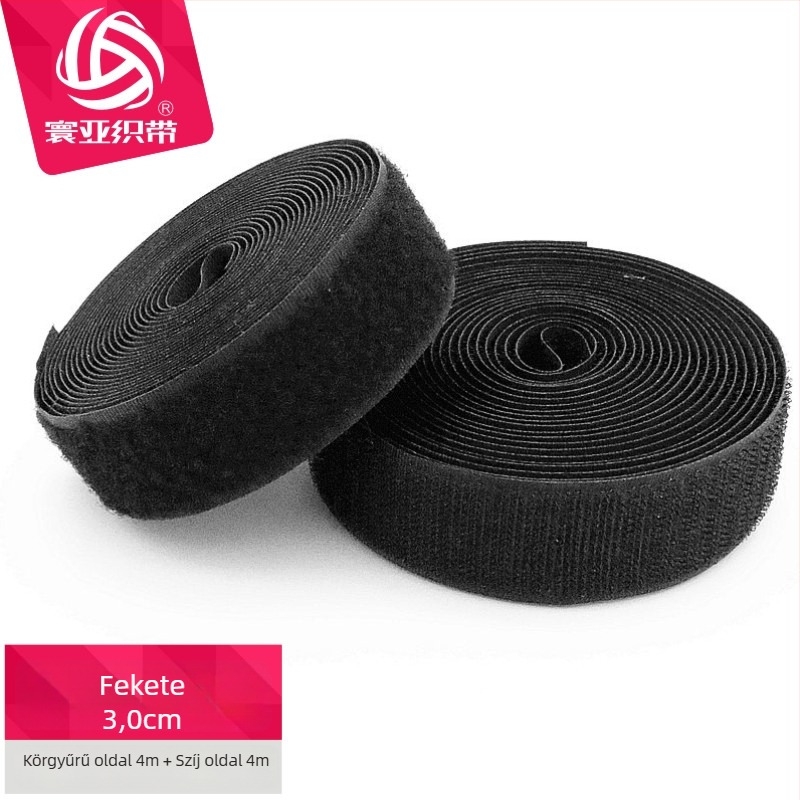 Sífedő Velcro zárással és öntapadó szalaggal, poliészter-nylon keverék