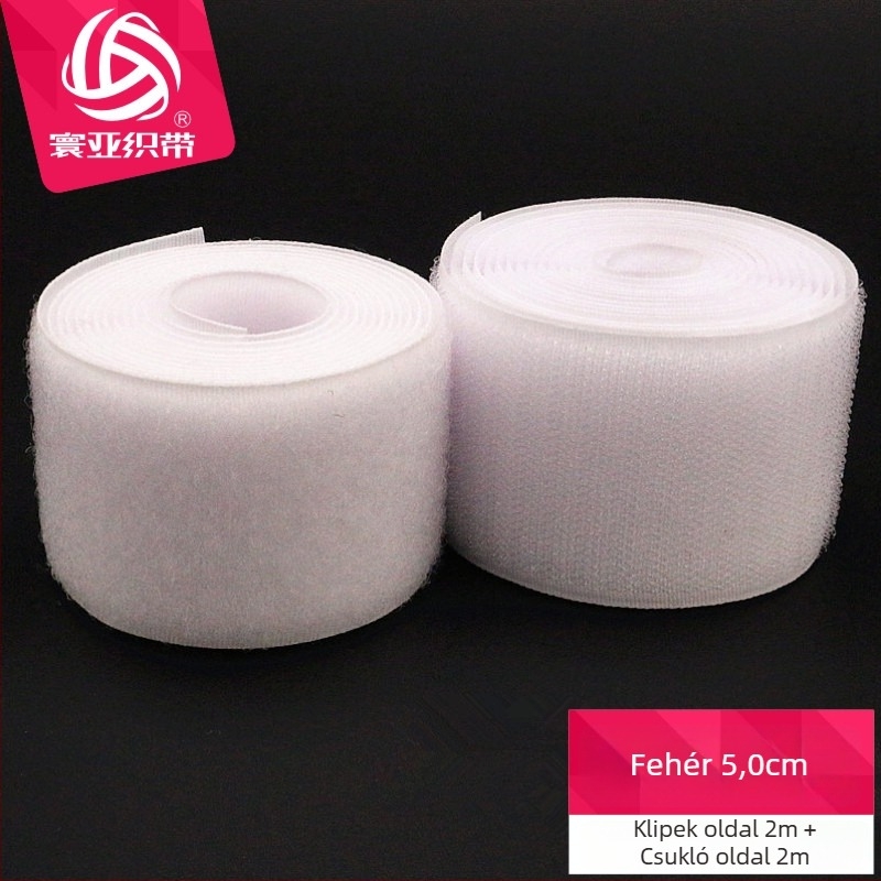 Sífedő Velcro zárással és öntapadó szalaggal, poliészter-nylon keverék